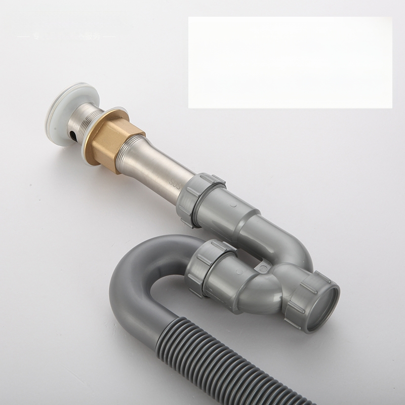 Αποχτευτικό σωληνάκι σε σχήμα U για νιπτήρα, PVC, καμπή τύπου P, CE πιστοποιημένο