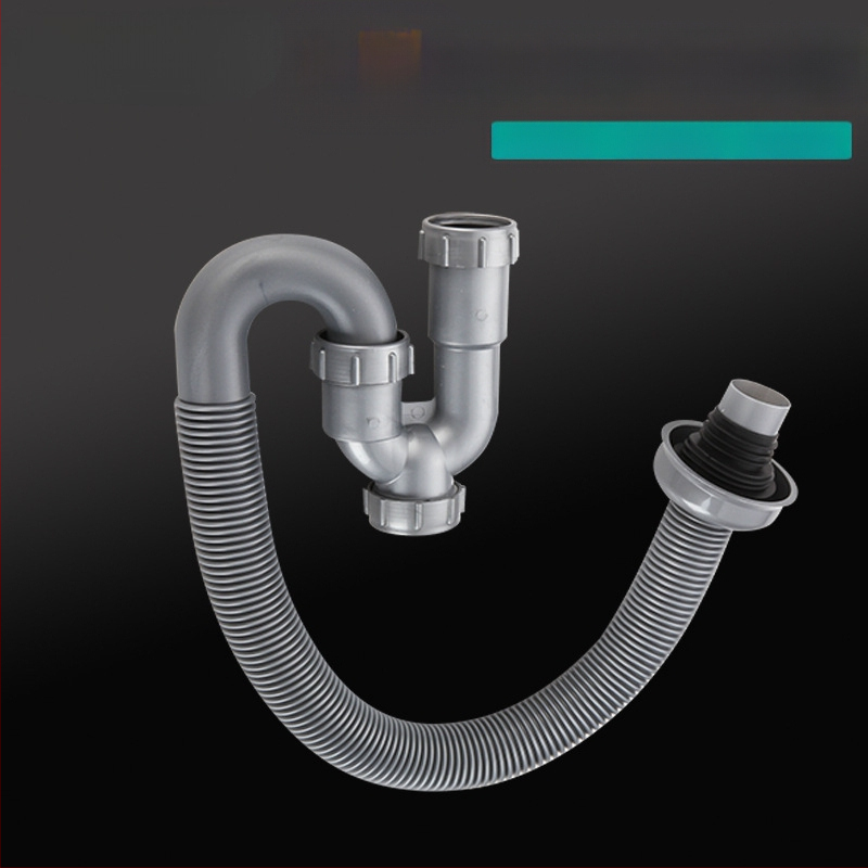 Αποχτευτικό σωληνάκι σε σχήμα U για νιπτήρα, PVC, καμπή τύπου P, CE πιστοποιημένο