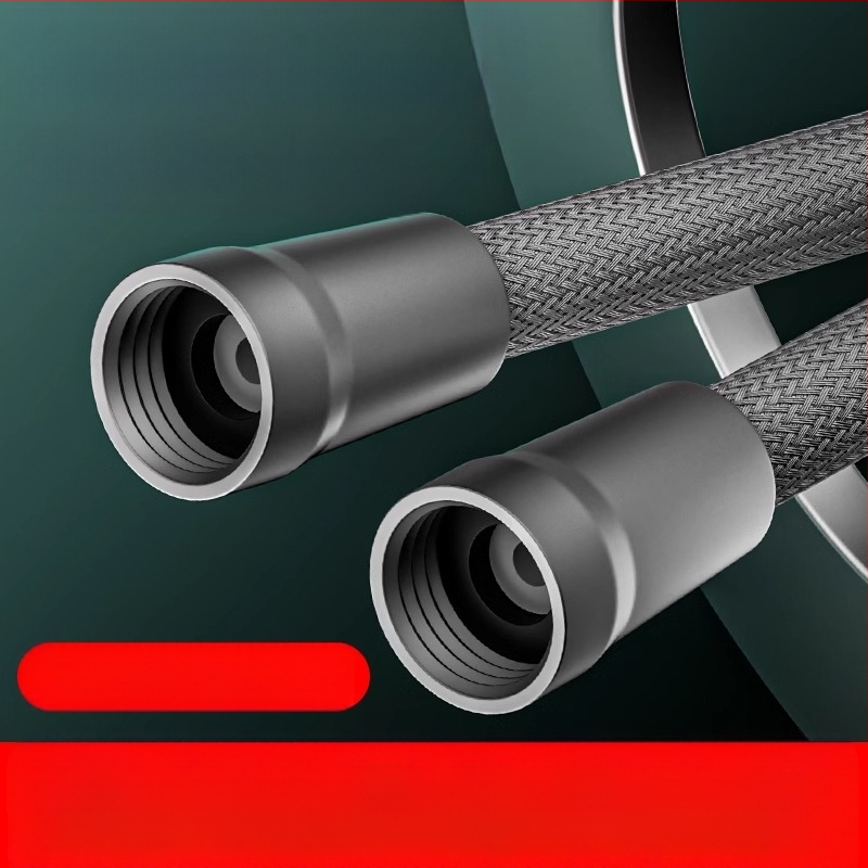 Nailoninis dušo vamzdelis - universalus, PVC, sriegio jungtis, modernus minimalistinis stilius