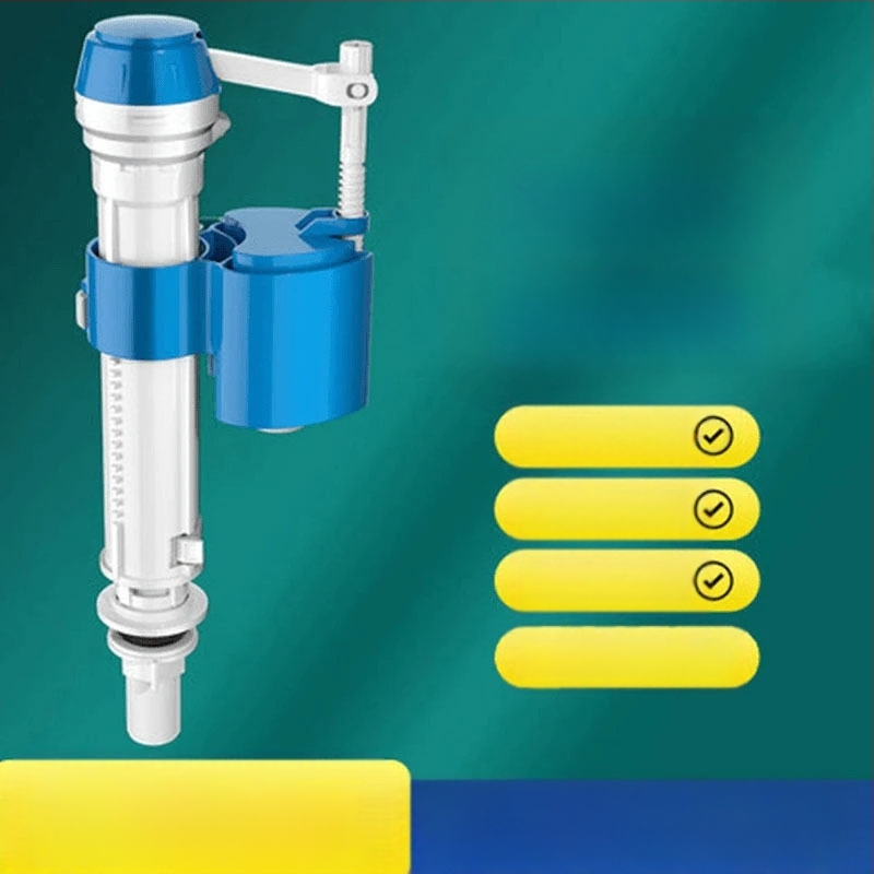 WC-tartály beömlő szelepe - Univerzális kompatibilitás - Szabályozható magas nyomású áramlás - Tartós kivitelezés