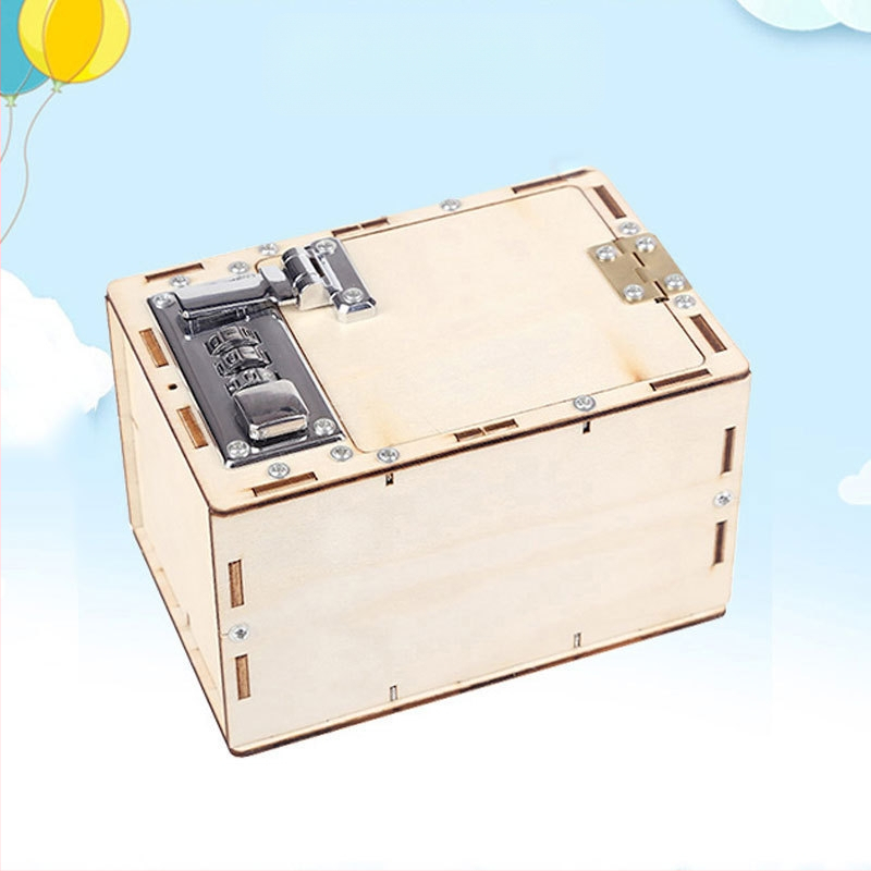 Koka mehāniska parole kārba – izglītojoša spēle 7–14 gadus veciem (Izglītojošās priekšrocības: intelektuālais attīstība; praktiskā apmācība; interaktīva spēle; vecāku un bērnu saskarsme; interešu veicināšana)