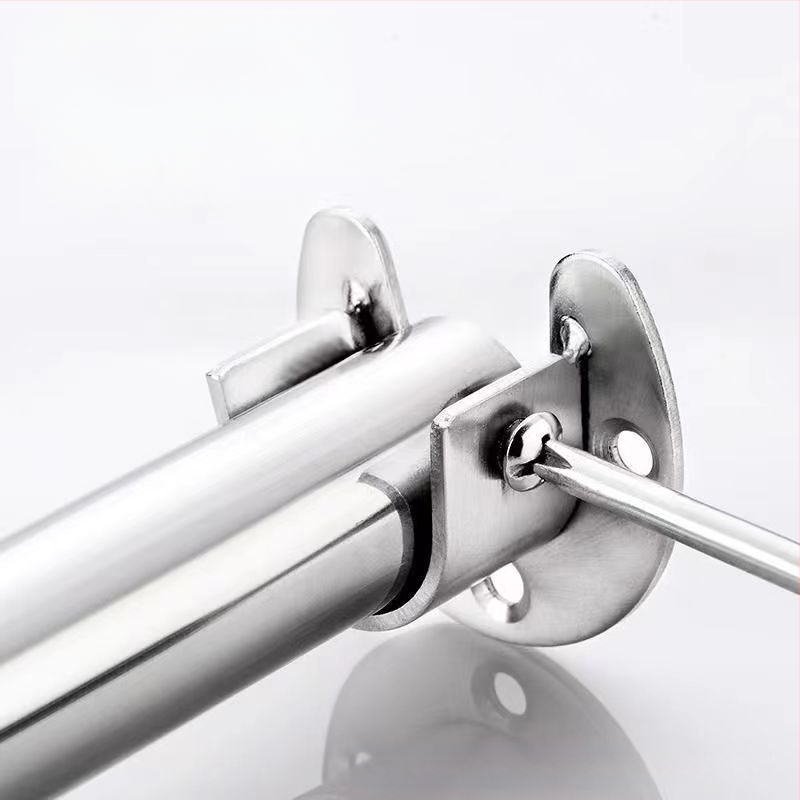 Неръждаема стомана фланцова опора за хоризонтален дрешник – заварен монтаж, устойчивост на корозия и високо налягане, диаметри 19/22/25/32 мм