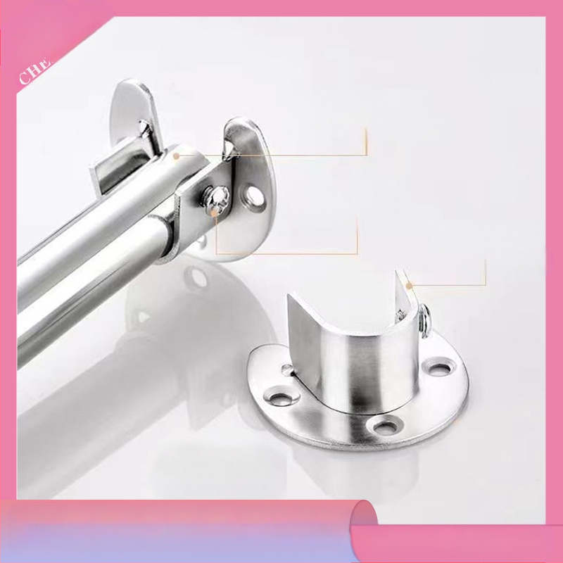 Неръждаема стомана фланцова опора за хоризонтален дрешник – заварен монтаж, устойчивост на корозия и високо налягане, диаметри 19/22/25/32 мм