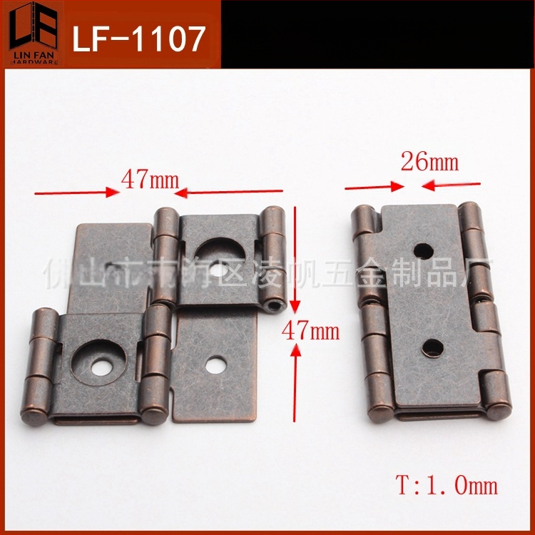Панта за екрани LF-1107, железна, щампована и електроплакирана, подходяща за мебели като шкафове и преградни екрани