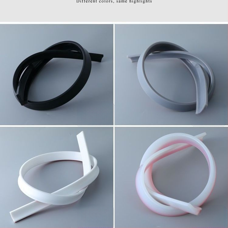 Дясноъгълен водозащитен уплътнител за баня - самозалепващ, TPE, мокро/сухо разделение, Dongluo