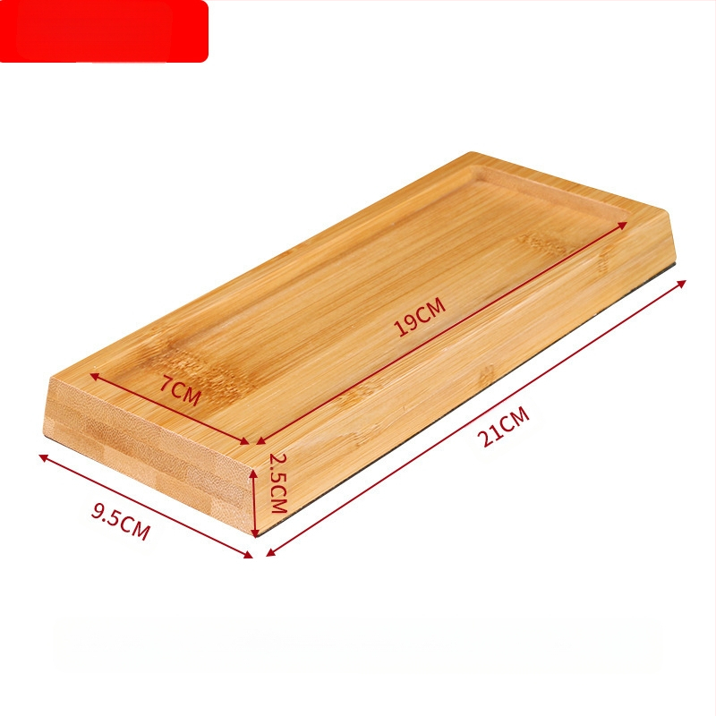 Lu Xin Bambusinė medinė pagrindas ašmenų akmenims su neslidžia danga