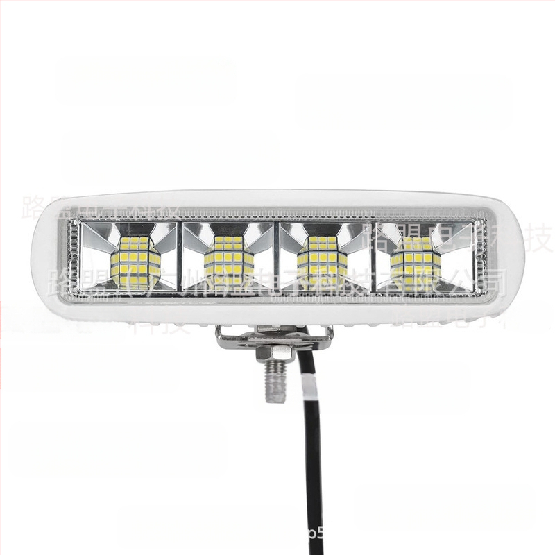 72W LED automašīnas darba gaisma – alumīnija korpuss, universāla jumta gaisma bezceļu transportlīdzekļiem, 12-60V DC, 6000LM, 6000K