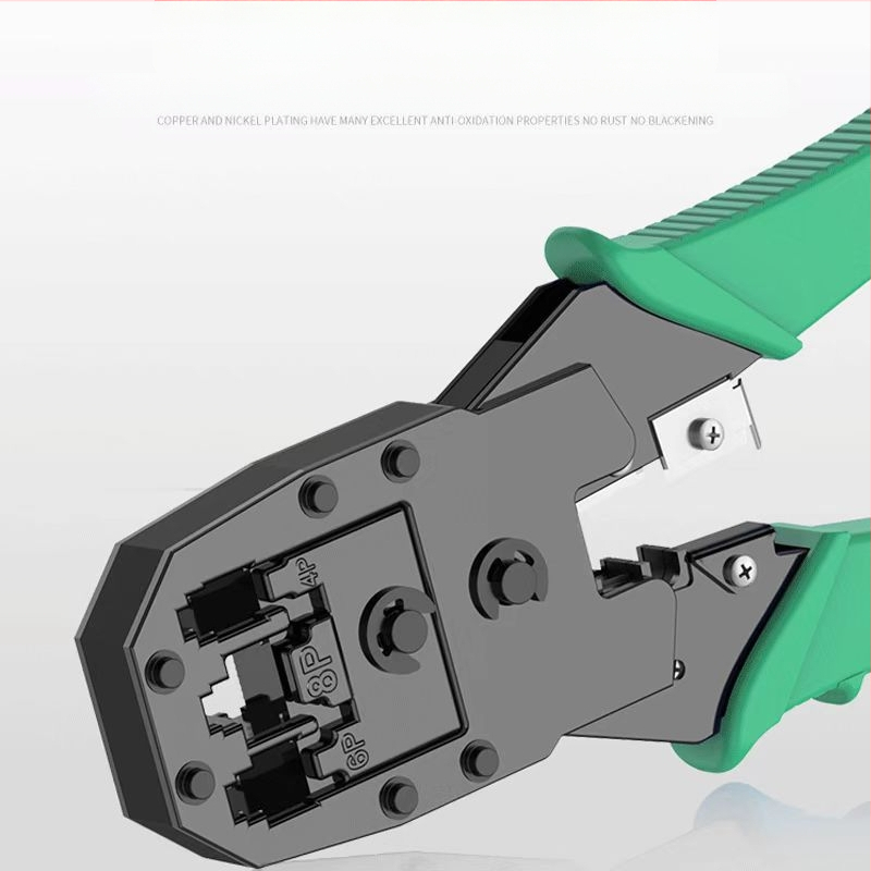 Ninety-nine RJ45 krimpavimo replės, trijų funkcijų vienoje