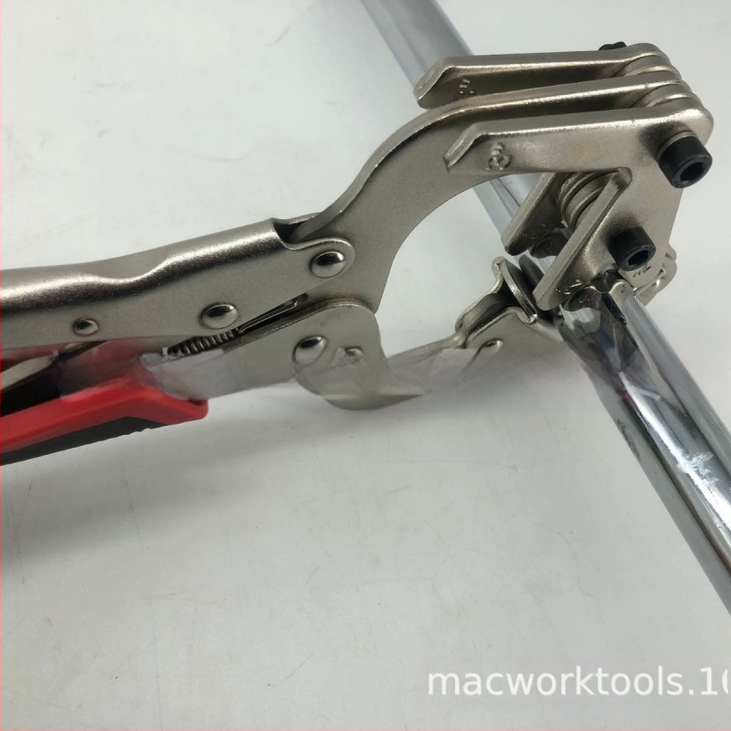 Macwork kliješta za cijevi za zavarivanje – dvostruke čeljusti (okrugle i kvadratne), teški stezni zatvarač za cijevi od čelika, plastike i bakra – višenamjenski alat za zavarivanje