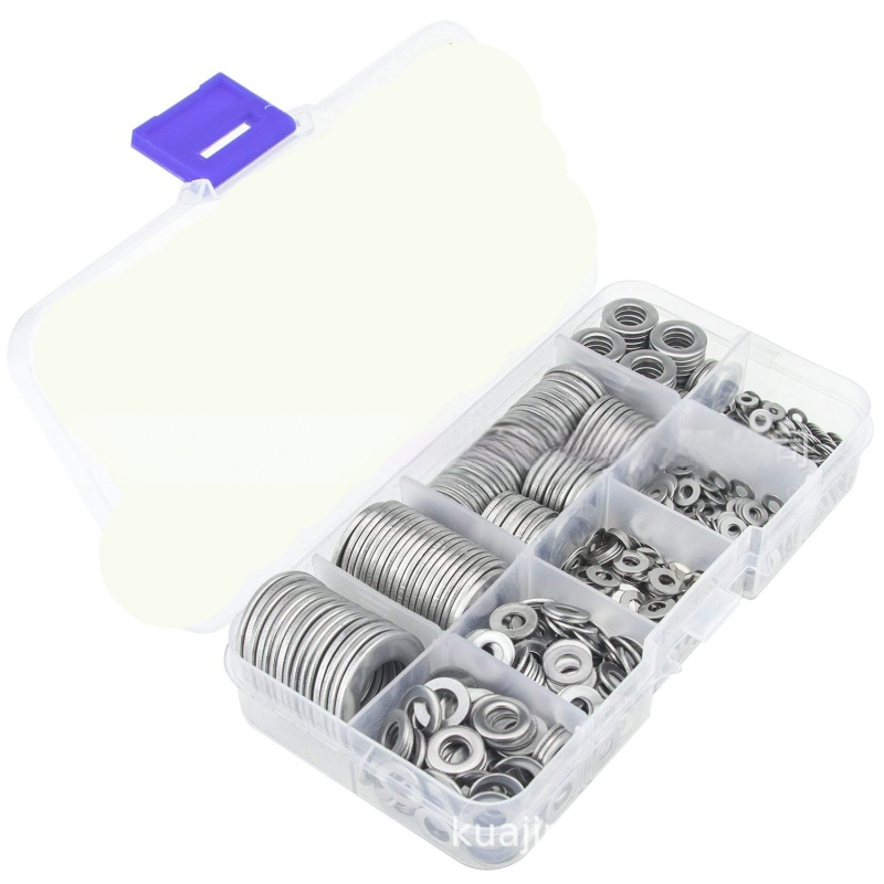 Прокладка от неръждаема стомана, 580 броя в кутия, Tuonetong, Стандарт 01, Клас A