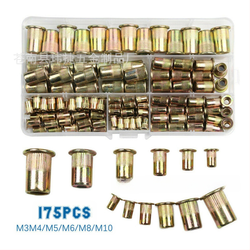 Rivet anya, galvanizált felület, tiszta szénacél, GB867-86 szabvány