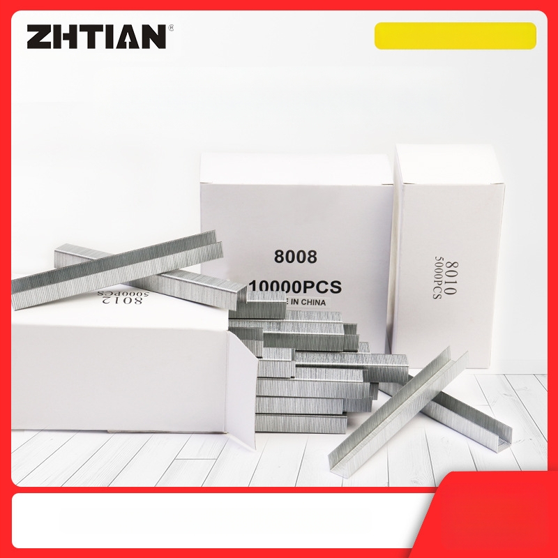 Пневматичен пистолет за кодни пирони за мебели и опаковане — 8006 кодни пирони, 5000 патрони