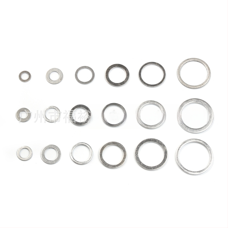 Fuyu алуминиеви уплътнителни шайби, 540 бр. в кутия, устойчиви на високи температури и корозия, материал – алуминиева и алуминиеви сплави