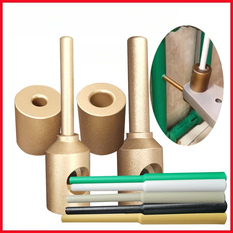 Инструмент за ремонт на PPR водопроводни тръби — ремонт на дупки и течове, лепилен прът за горещо топене и машина за топене на лепило, за PE/PPR/PB/PERT; 50 Hz, 220 V