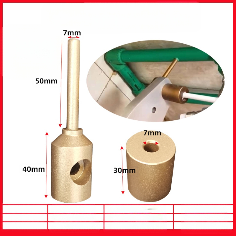 Инструмент за ремонт на PPR водопроводни тръби — ремонт на дупки и течове, лепилен прът за горещо топене и машина за топене на лепило, за PE/PPR/PB/PERT; 50 Hz, 220 V
