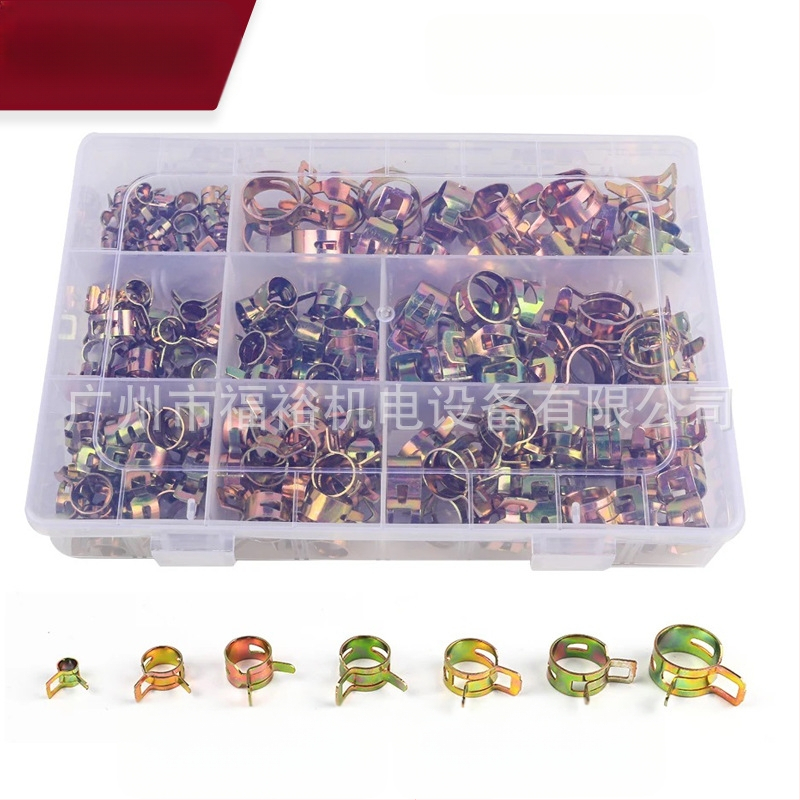 Galvanizirane cijevne stezne spone – set 165 kom, vodovodni držači, marka Fuyu