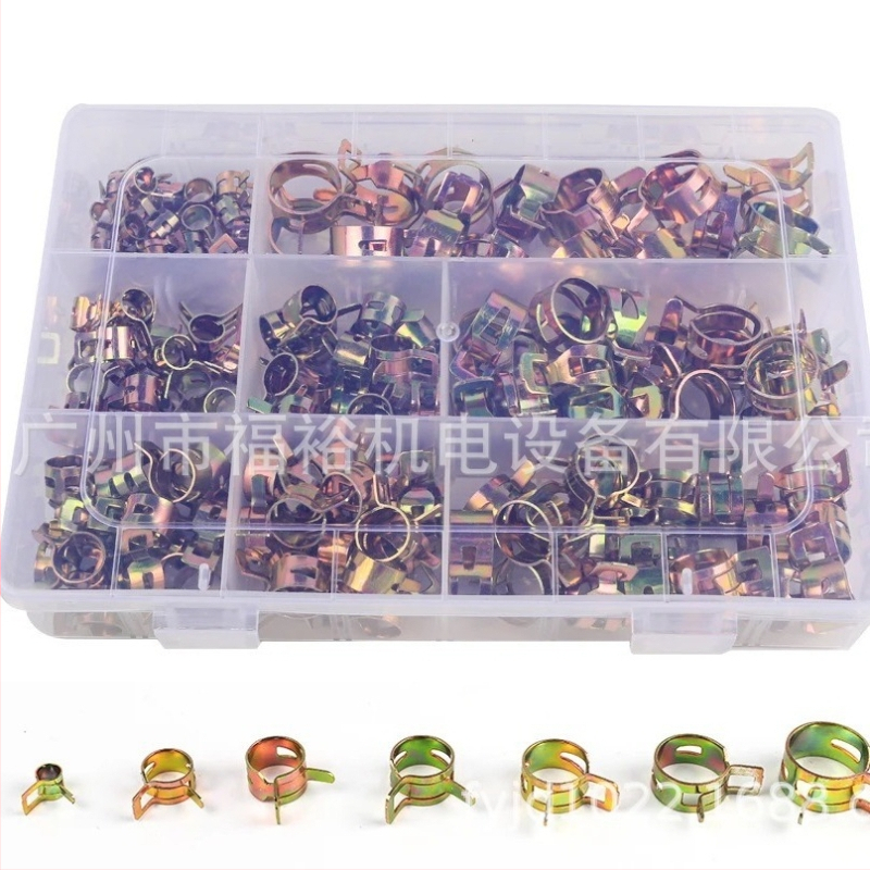 Galvanizirane cijevne stezne spone – set 165 kom, vodovodni držači, marka Fuyu