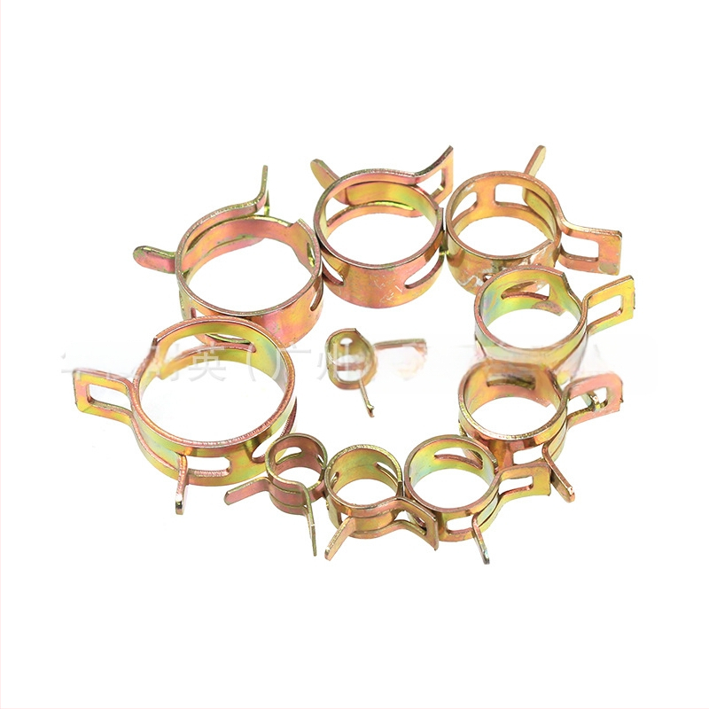 Kružna stezna spona za vodovodnu cijev – mangan čelik, galvaniziran, promjer 6–22 mm, model 540