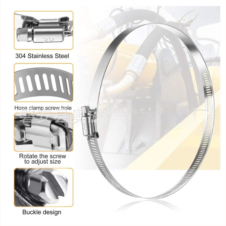 Aluminijska stezaljka za kuhinjsku napa – stezaljka za izduvnu cijev, višenamjenska stezaljka za zračni kanal