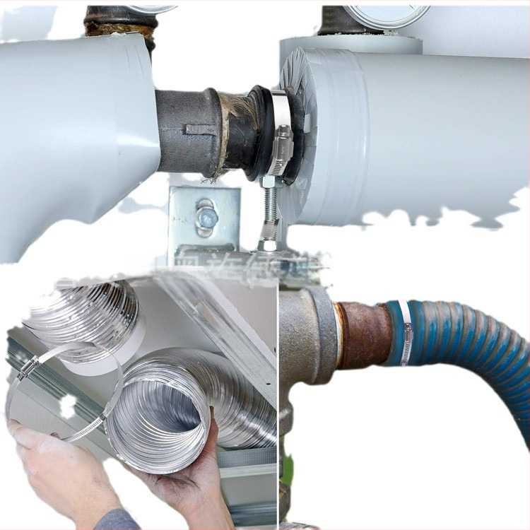 Aluminijska stezaljka za kuhinjsku napa – stezaljka za izduvnu cijev, višenamjenska stezaljka za zračni kanal