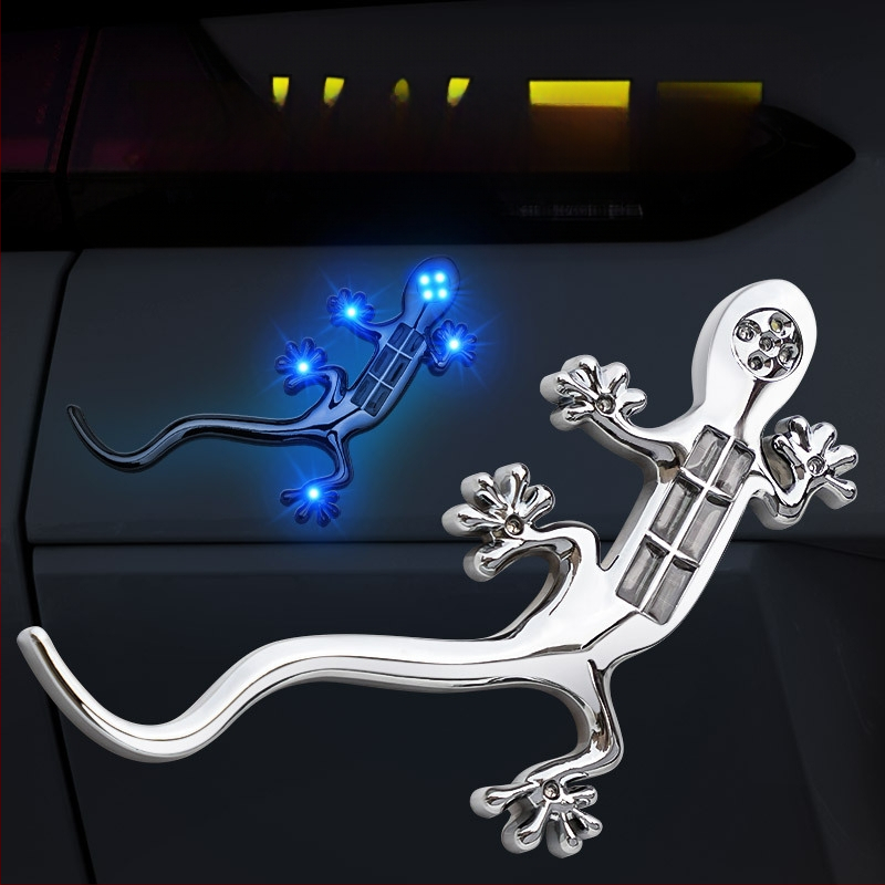 Gecko brīdinājuma gaisma automobiļiem un motocikliem, LED mirgojoša aizmugures gaisma, modelis Gecko warning light, jauda 5W, spriegums 5V, strāva 0.1A, materiāls ABS PCB