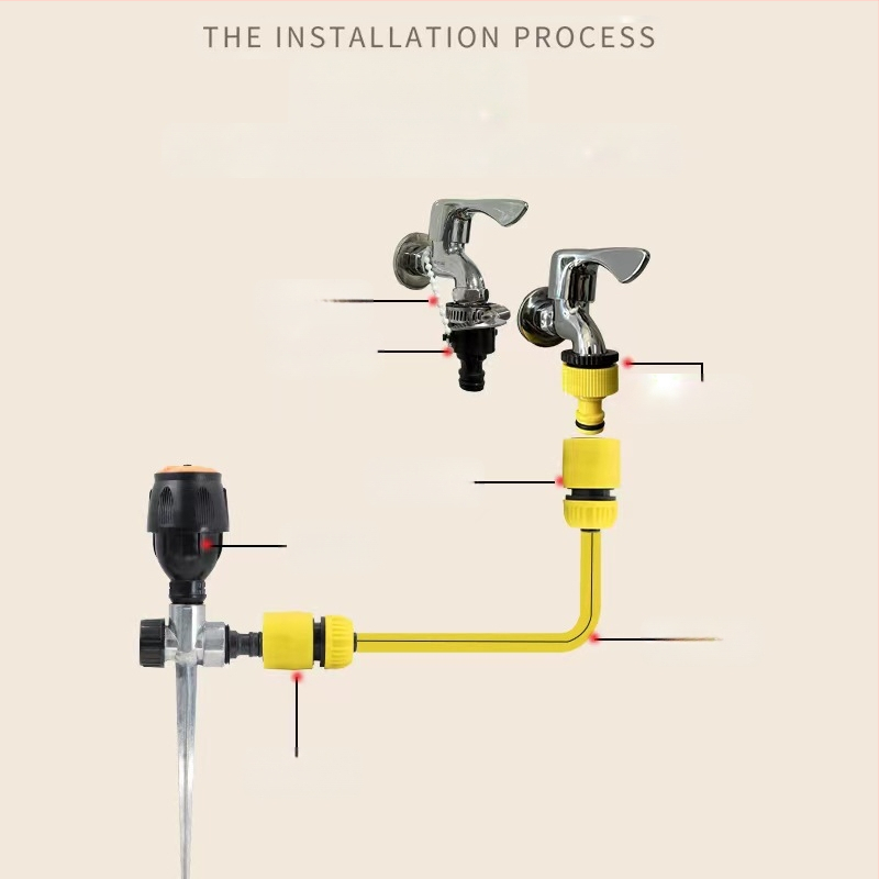 Automatski rotirajući raspršivač, 360°, PP materijal, kapacitet 550L, pogodno za kućne vrtove, poljoprivrednu proizvodnju i javne zelene površine