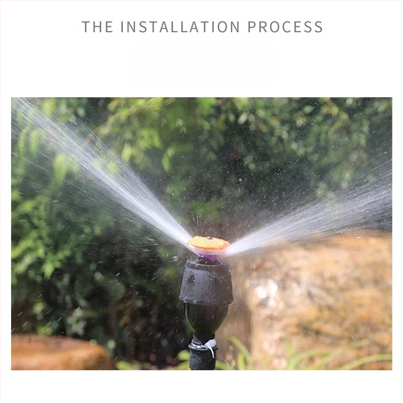 Automatski rotirajući raspršivač, 360°, PP materijal, kapacitet 550L, pogodno za kućne vrtove, poljoprivrednu proizvodnju i javne zelene površine