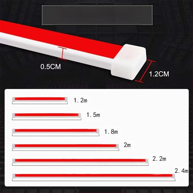 Automobilio DRL gaubtelis su 2835 LED, silikoninis korpusas, 12V, 10W, IP45