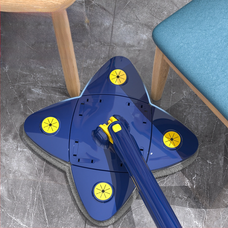 Πλακέ mop Twist – καθαρισμός με νερό χωρίς χρήση χεριών, λεπτές ίνες, ατσάλινη ράβδος, αντοχή έως 10 kg