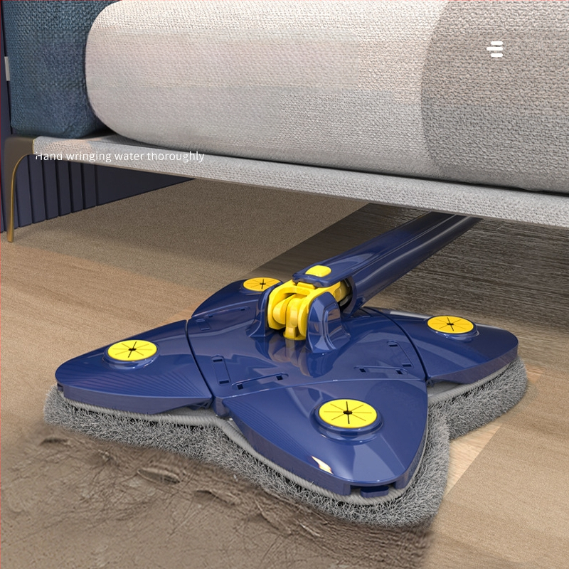 Πλακέ mop Twist – καθαρισμός με νερό χωρίς χρήση χεριών, λεπτές ίνες, ατσάλινη ράβδος, αντοχή έως 10 kg