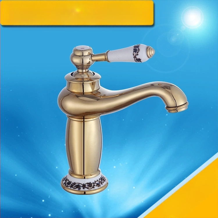 Praustuvo maišymo čiaupas, varinis korpusas, modelis ZY-1606-H, plokštės montavimas, vienos rankenos