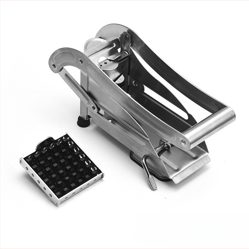 Bulvių pjaustytuvas su siurbtuku — Daugiafunkcis daržovių pjaustytuvas, 430 nerūdijantis plienas, 2022 leidimas