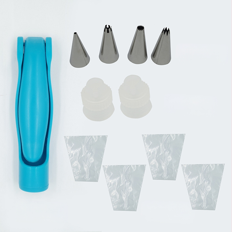 Dekoravimo pistelė 8 dalių rinkinys, plastikinis, tortų dekoravimui, mzbesten