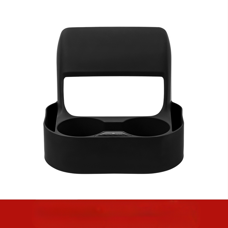 Kingsmith plastikinis puodelio laikiklis užpakaliniam oro išėjimui Tesla Model 3 / Model Y – vidinė modifikacija, licencijuotas privatinis ženklas
