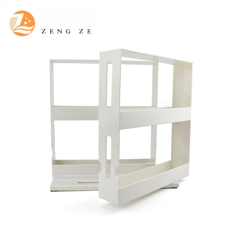 Daugiasluoksnė saugykla prieskoniams ir vaistams, pasukamas plastikinis laikiklis