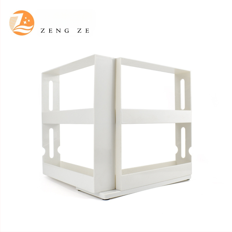 Daugiasluoksnė saugykla prieskoniams ir vaistams, pasukamas plastikinis laikiklis