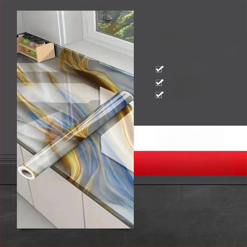 Декоративен кухненски стенен стикер, водоустойчив, модел 241500541, 1 бр., модерен минималистичен плосък стенен стикер