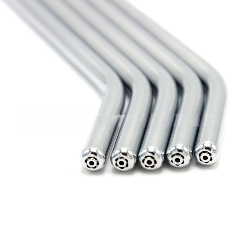 Cap pistolă cu trei utilizări din oțel inoxidabil pentru materiale dentare - pentru adulți (Oțel inoxidabil; cap pistolă cu trei utilizări; materiale dentare; adulți; 500 buc.)