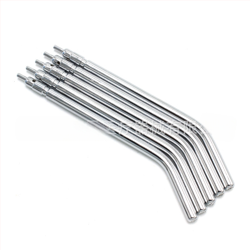 Cap pistolă cu trei utilizări din oțel inoxidabil pentru materiale dentare - pentru adulți (Oțel inoxidabil; cap pistolă cu trei utilizări; materiale dentare; adulți; 500 buc.)