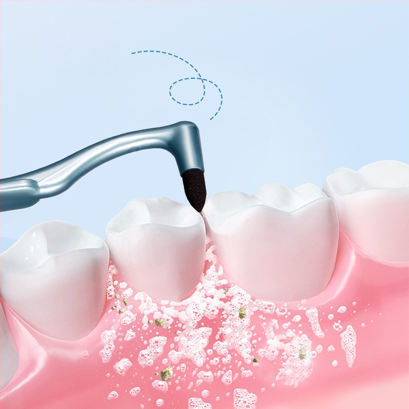 Zobu traipu notīrīšanas birste ar L formas galvu pieaugušajiem (Modeļa G2069, Zīmols xixi, Rokas darbs)