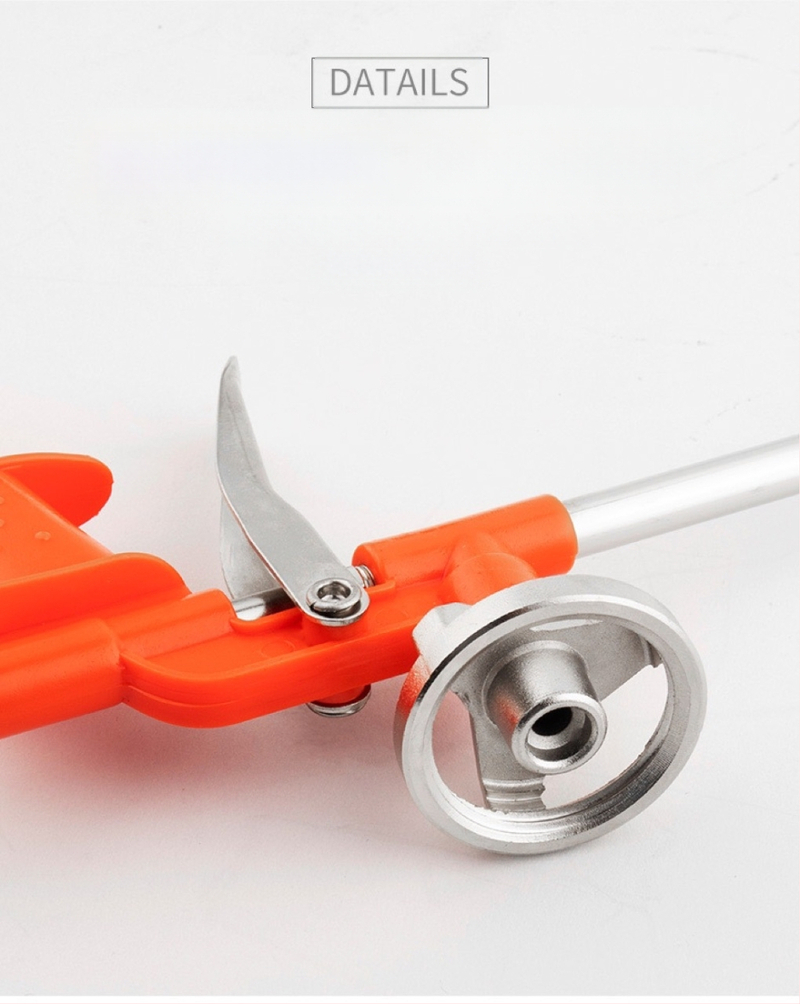 Όπλο σφράγισης πολυουρεθανικού αφρού για πόρτες και παράθυρα – μακρύ, εύκολο στον καθαρισμό; Υλικό: πλαστικό/μέταλλο; Εφαρμογή: σφράγιση