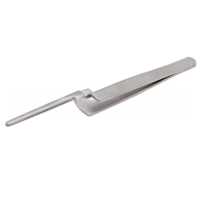 Pincetă dentară din oțel inoxidabil pentru bite paper – vârf drept, pentru plasare