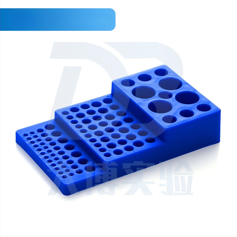 Dabo Žingsninė Centrifugos Vamzelių Laikiklis – Plastikinis laboratorinis laikiklis PCR vamzdelėms, užšaldymo ir kitoms vamzdelėms