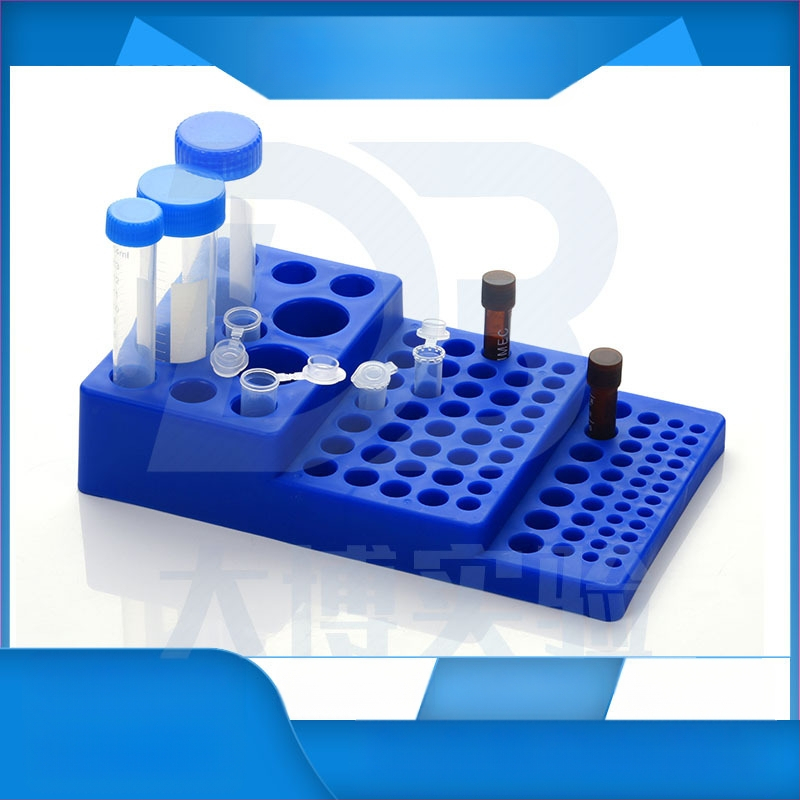 Dabo Žingsninė Centrifugos Vamzelių Laikiklis – Plastikinis laboratorinis laikiklis PCR vamzdelėms, užšaldymo ir kitoms vamzdelėms