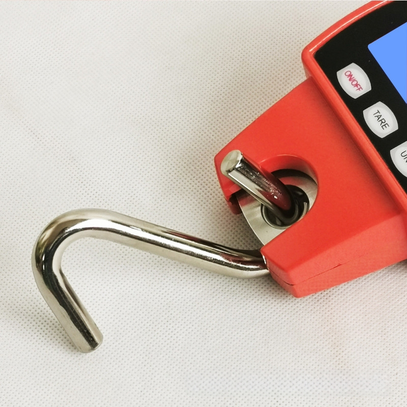 P300 elektroninės pakabos svarstyklės, matavimo diapazonas 100–300 kg, elektroninis matavimo būdas, maitinimas: 3×5 baterijos, ilgas dizainas, įvairiapusė naudojimas