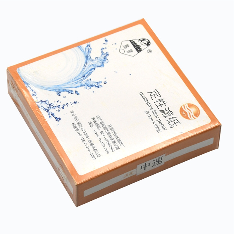 Bright filtravimo popierius, be apdorojimo pritaikymo, 100 lapų pakuotėje, 50 dėžučių kartone, gamintojas: Fushun Civil Affairs Filter Paper Factory