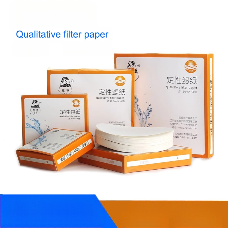 Bright filtravimo popierius, be apdorojimo pritaikymo, 100 lapų pakuotėje, 50 dėžučių kartone, gamintojas: Fushun Civil Affairs Filter Paper Factory