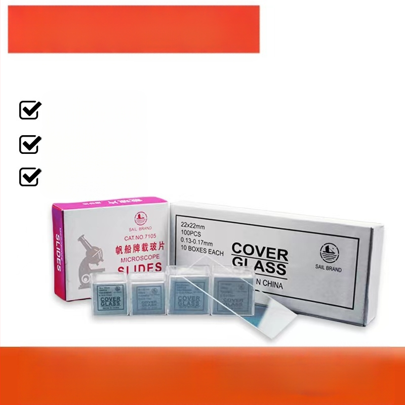 Mikroskopsko staklo za predmet i pokrovno staklo, modeli 7101, 7105, marka Sailboat