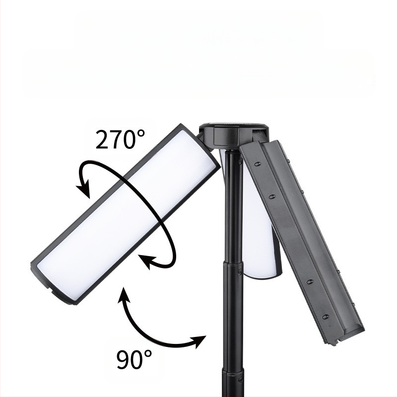 Многофункционална къмпинг лампа, 51 cm телескопична LED лампа, 270° регулируема светлина, презареждаема, 3000 mAh Power Bank