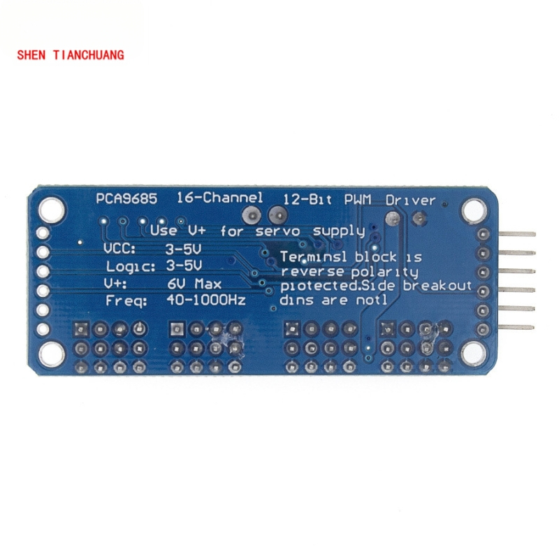 Arduino съвместим PCA9685 16-канален PWM I2C платка